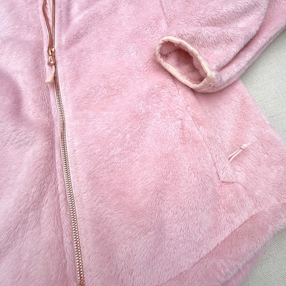 The North Face Womens Osito Full Zip High Pile Fleece Jacket Pink Large L - Picture 3 of 8